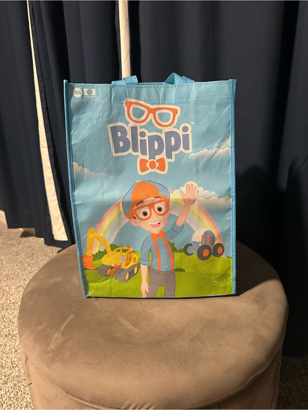 Kids Reusable Tote Bag — Light Blue